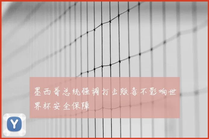 墨西哥总统强调打击贩毒不影响世界杯安全保障